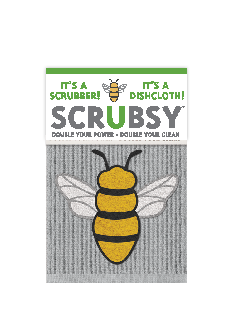 Bee SCRUBSY® Dish Cloth & Scrubber