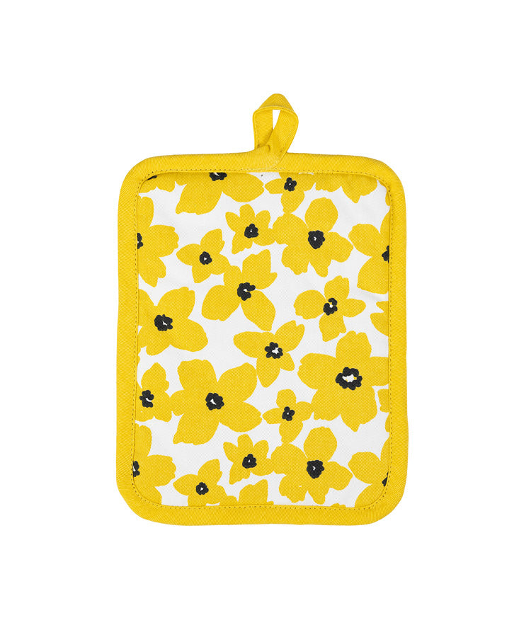 Buttercup Floral Designer Potholder