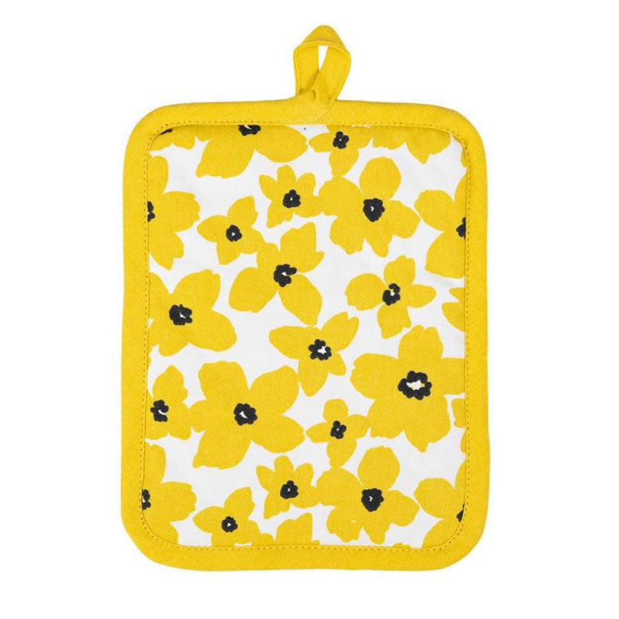 Buttercup Floral Designer Potholder