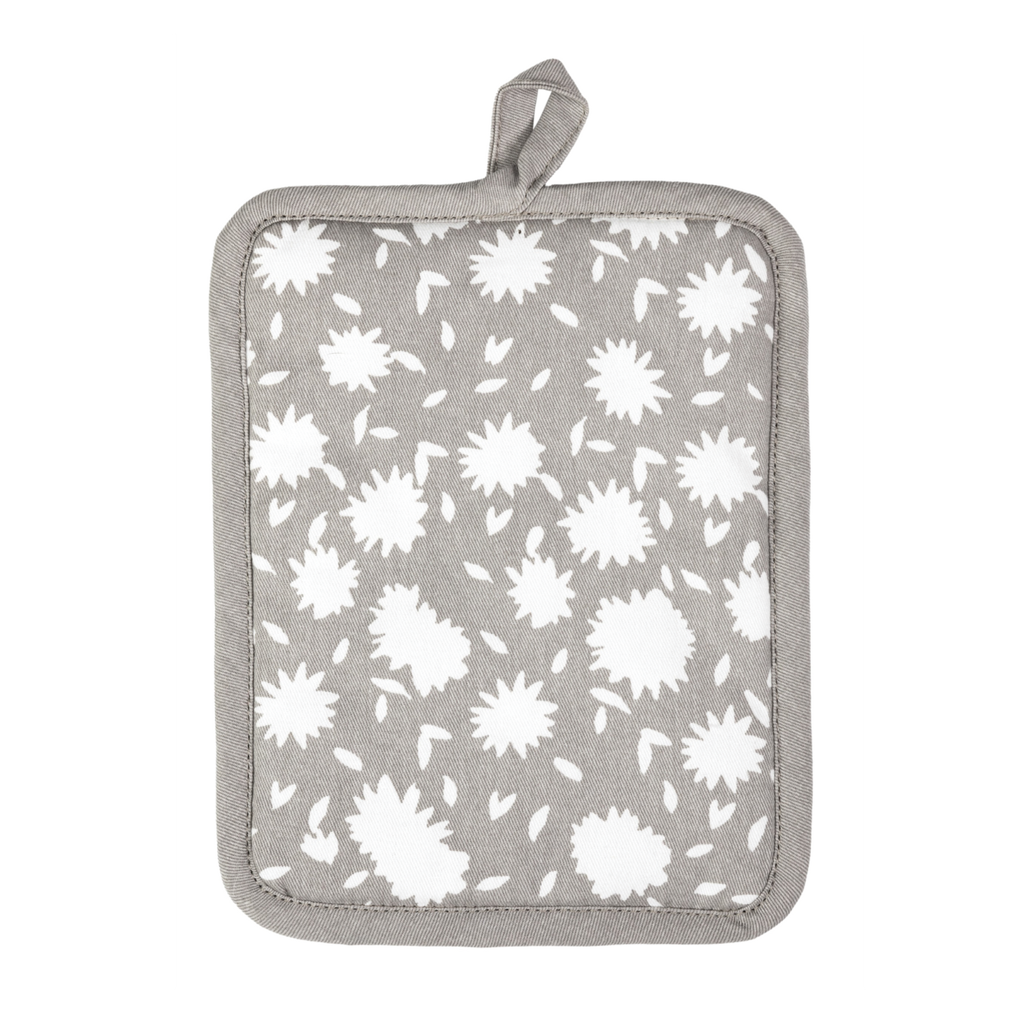 Aster Gray Designer Potholder