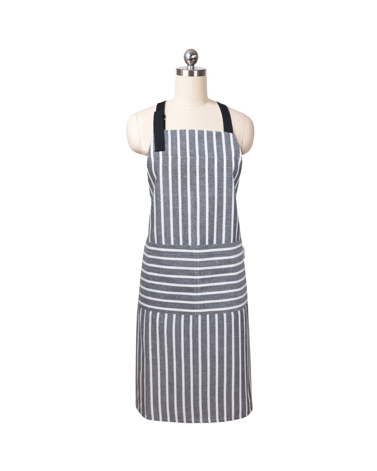 Onyx Pinstripes Designer Chef Apron