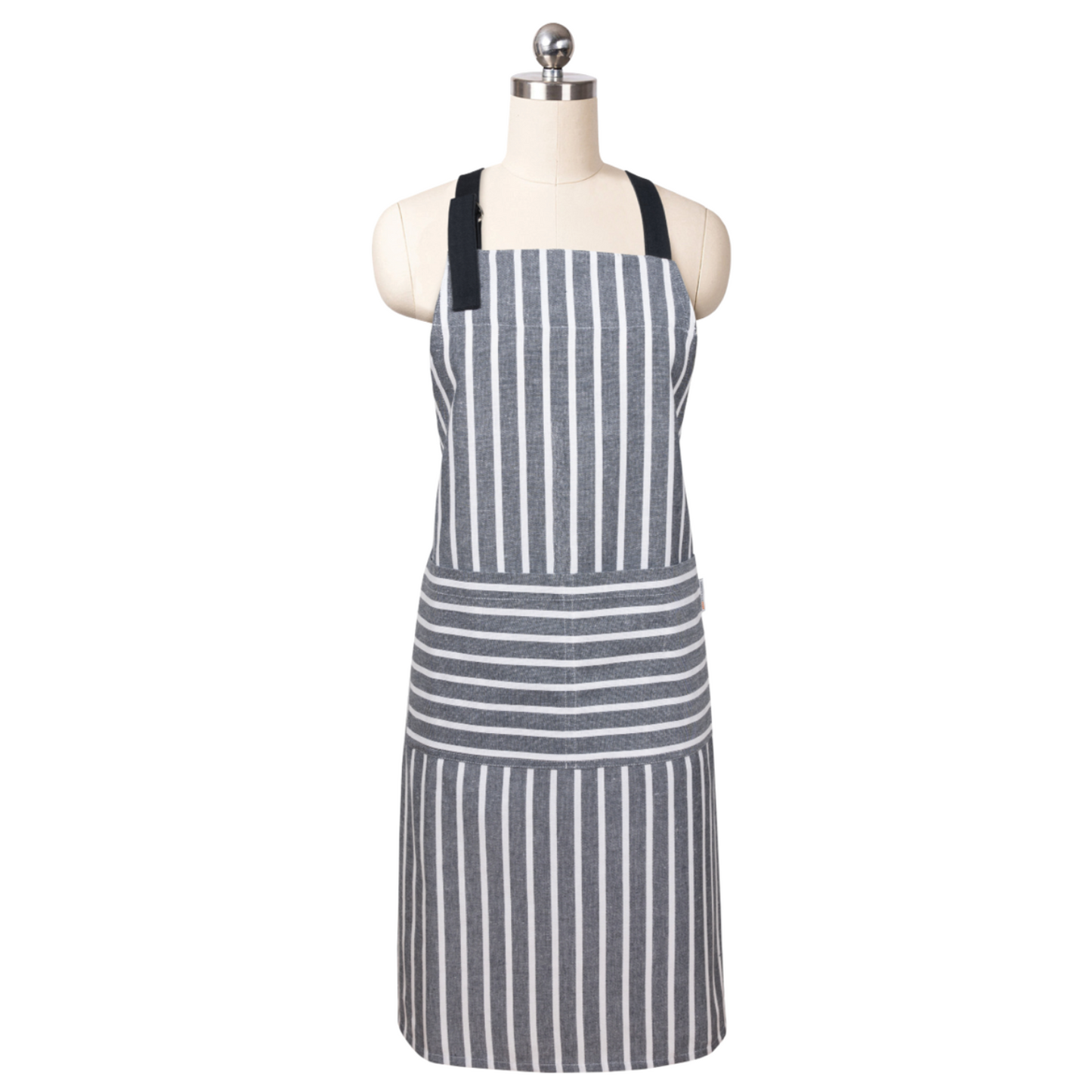 Onyx Pinstripes Designer Chef Apron