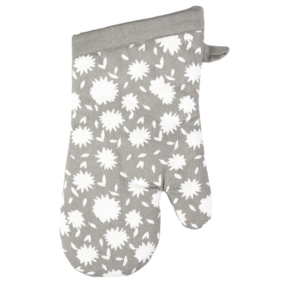 Aster Gray Designer Oven Mitts