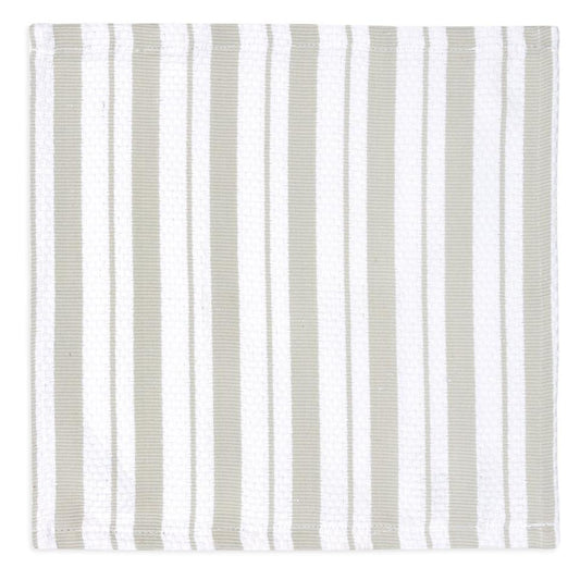 Misty Gray Basket Weave Dish Cloths Set/2