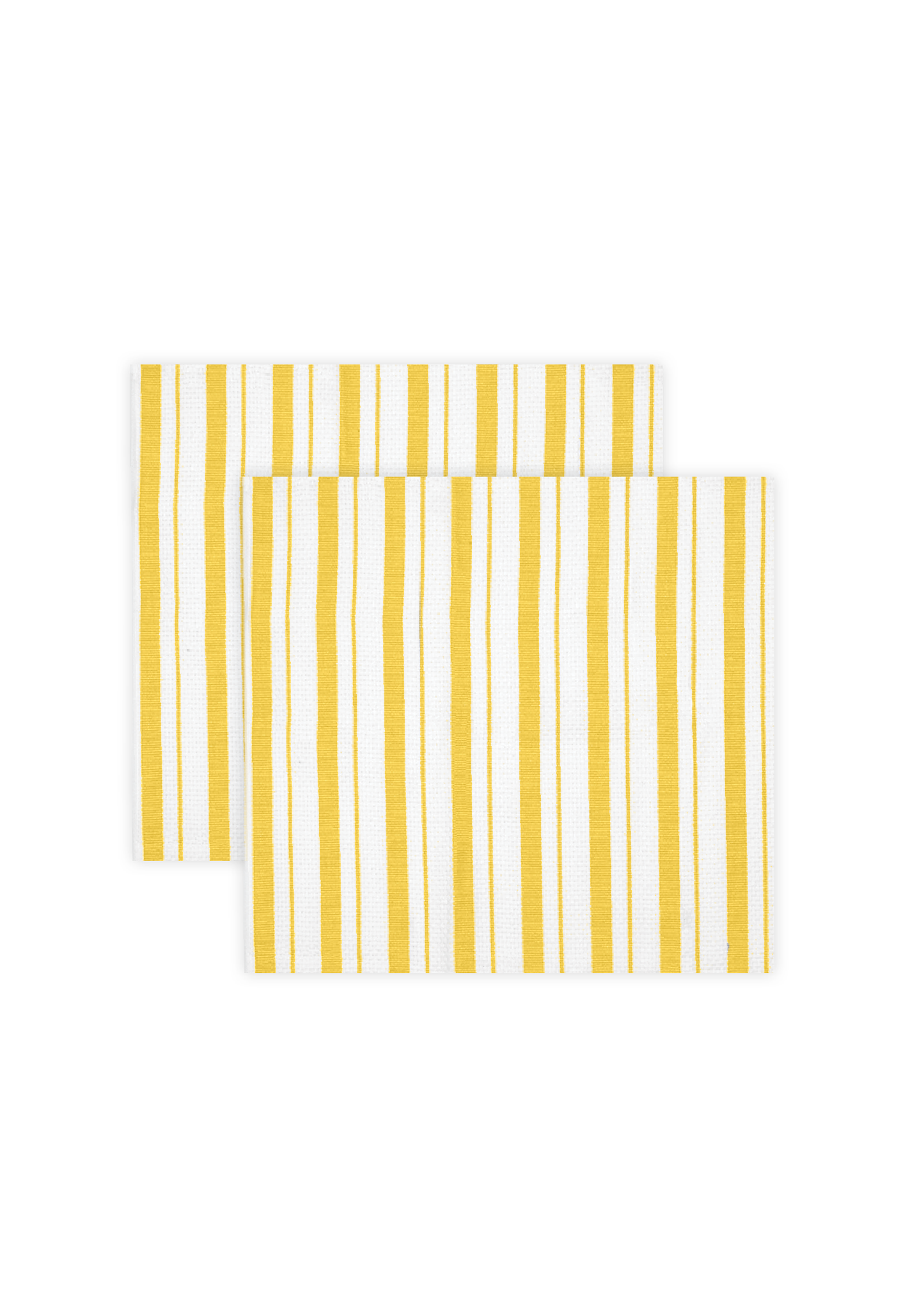 Yellow Basket Weave Cloths