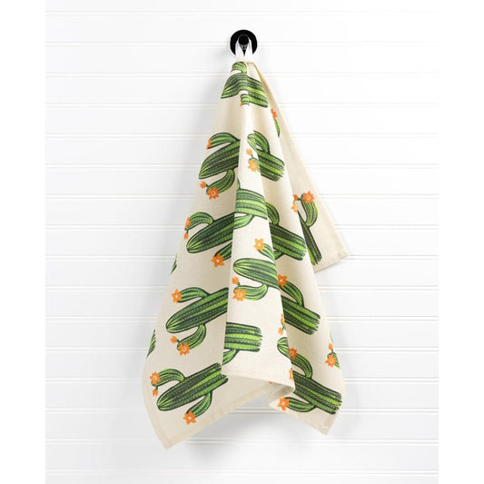 Cactus Designer Print Towel