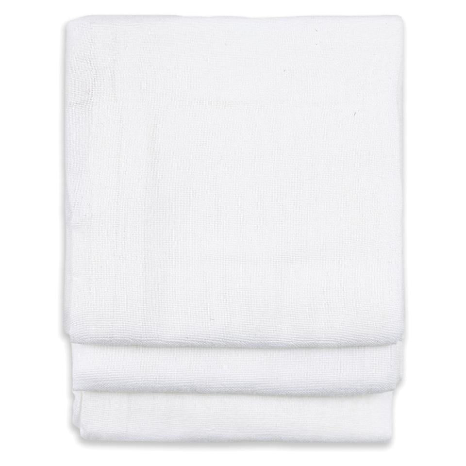 White Flour Sack Towels Set/3