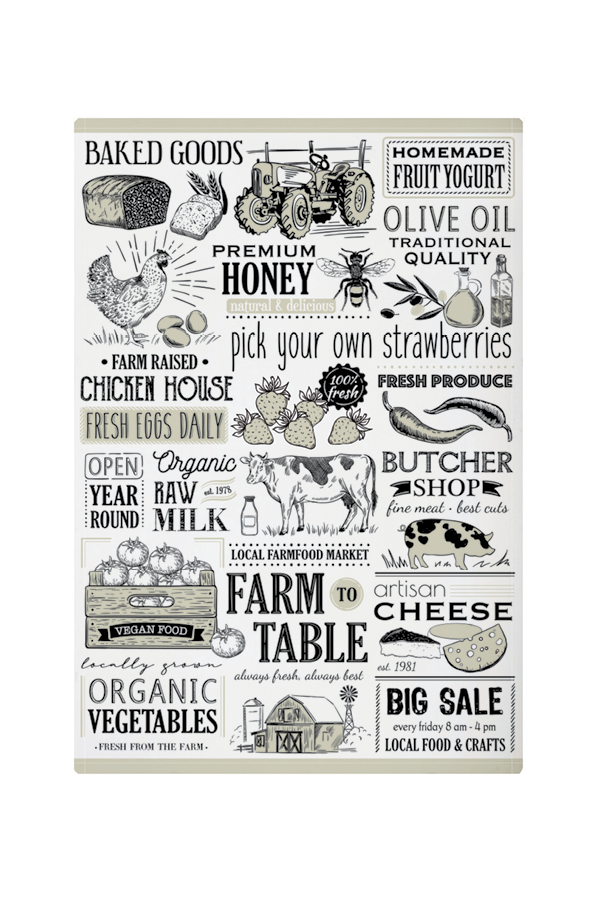 Local Market Designer Towel