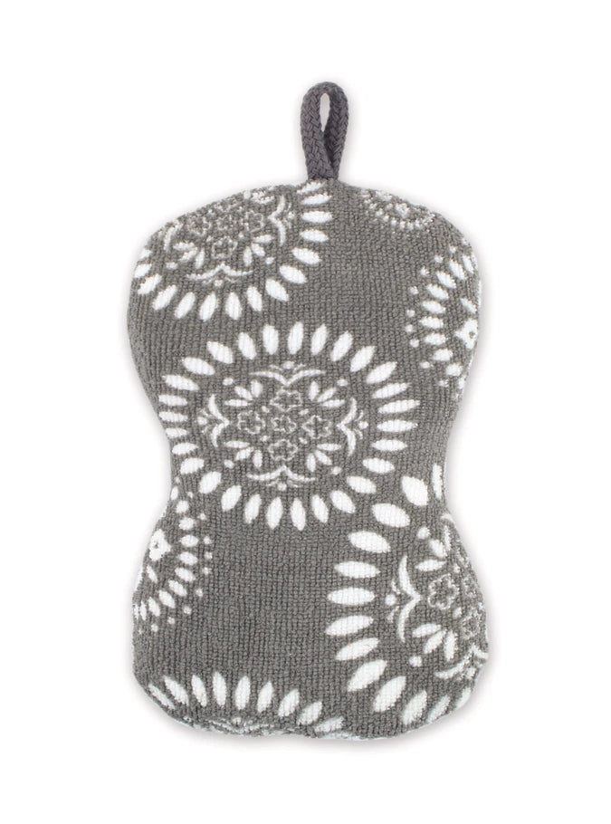 Medallion Gray Designer Scrub Sponge