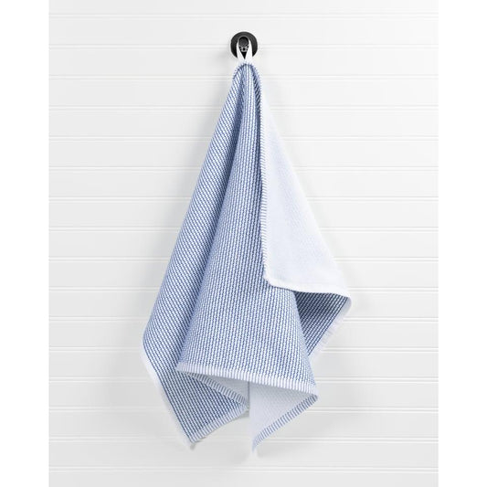 Classic Blue Honeycomb Terry Towel