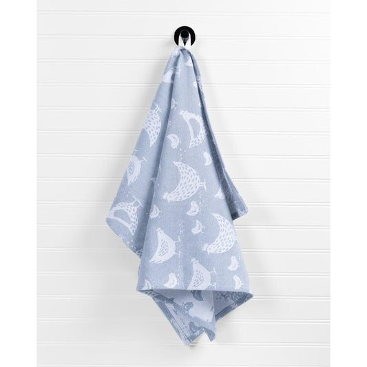 Hens Jacquard Woven Towel