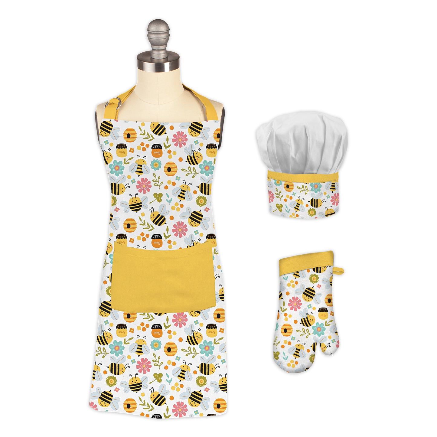 Kids Bees Apron Set