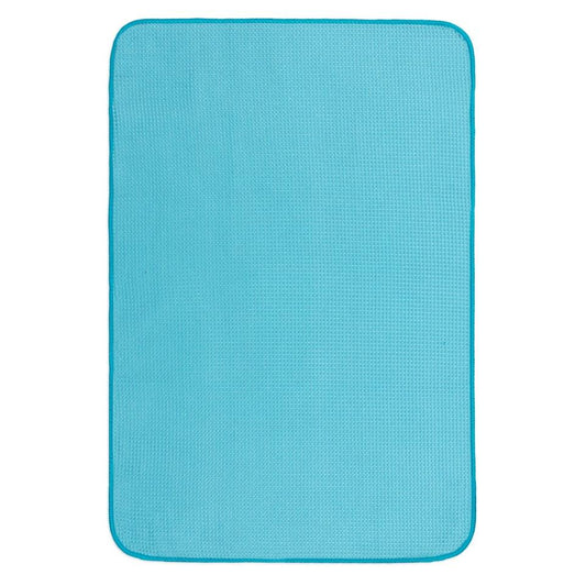 Sea Blue Microfiber Waffle Towels Set/2