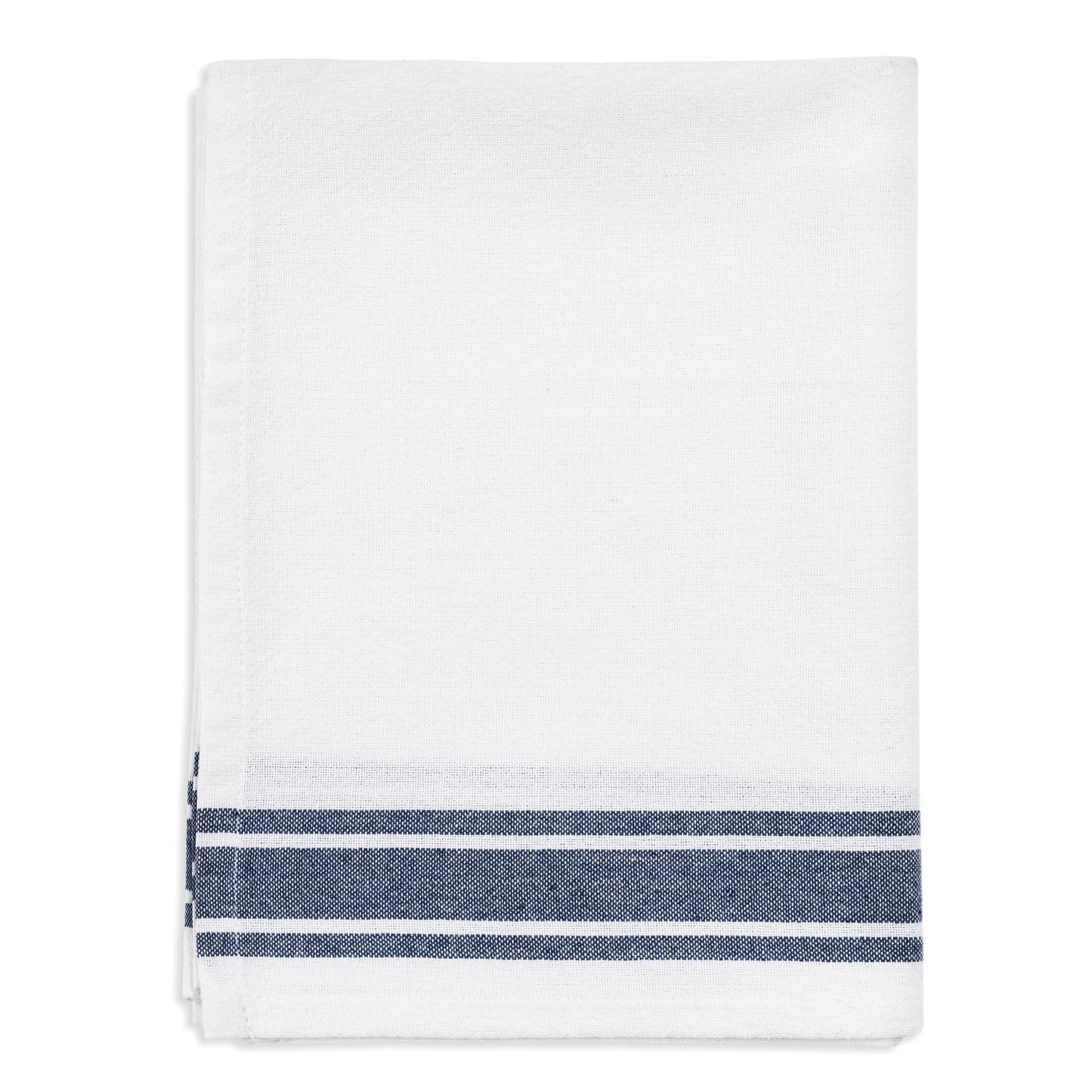 Stonewash Blue Relaxed Stripe Towel Set/2