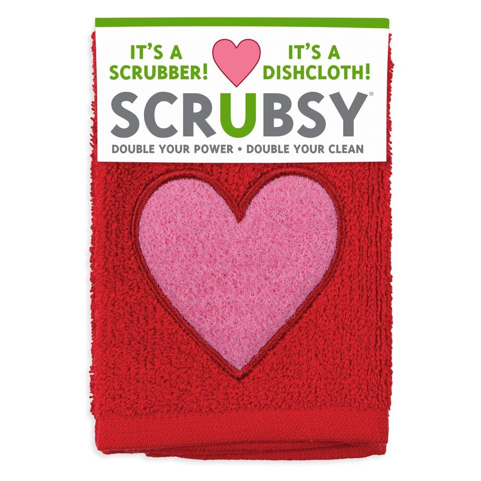 Pink Heart SCRUBSY® Cloth