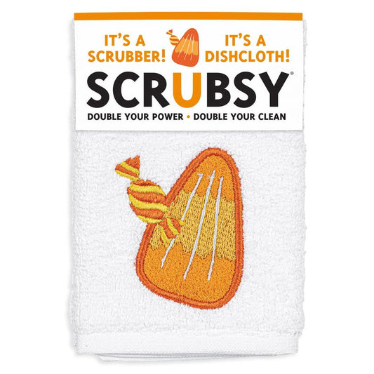 Candy Corn SCRUBSY® Cloth