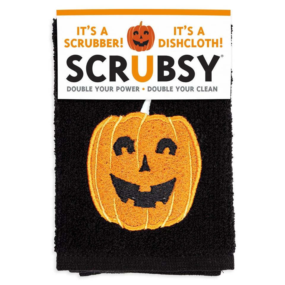 Jack-O-Lantern SCRUBSY® Cloth