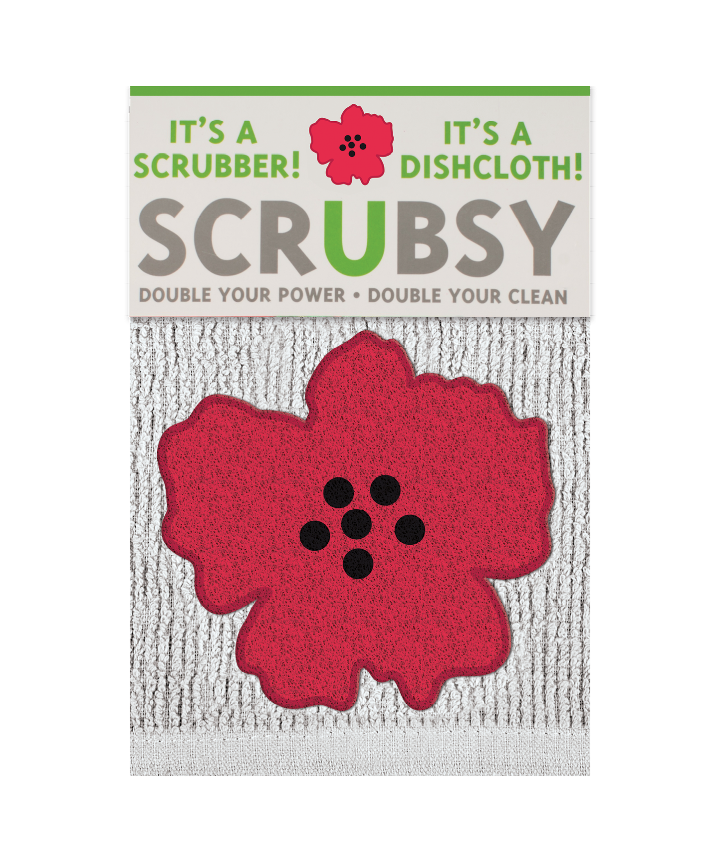 New Poppy SCRUBSY® Dish Cloth & Scrubber