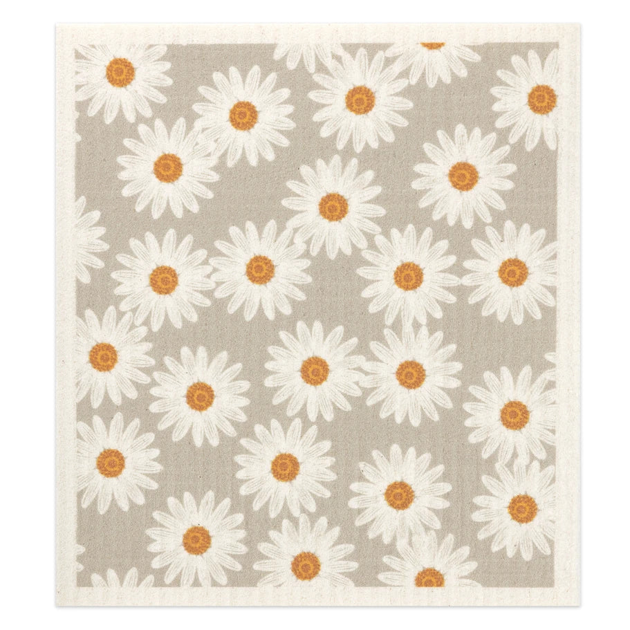 Daisies Designer Sponge Cloth