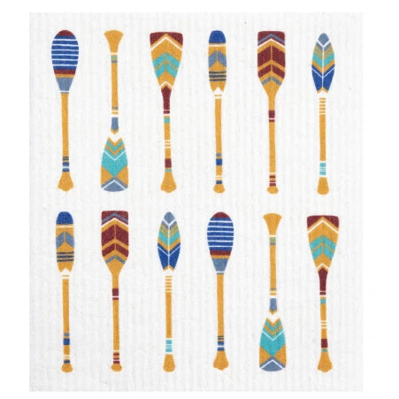 Oars & Paddles Designer Sponge Cloth