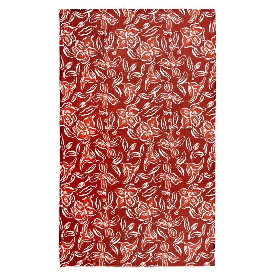 Red Water Lily VIBE® Towel