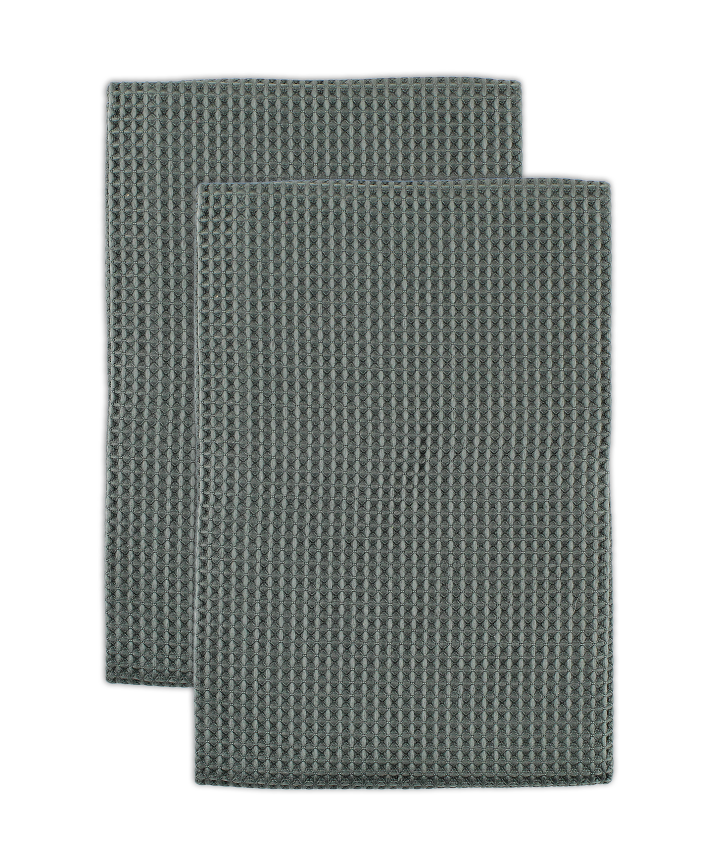 Cadet Gray Waffle Weave Towels