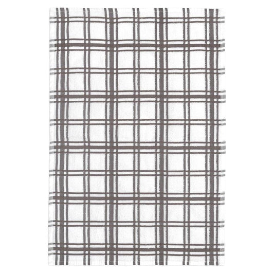 Stainless Windowpane Terry Towel