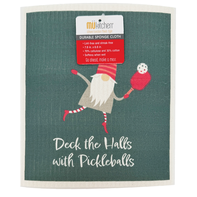 Pickleball Gnomes Sponge Cloth