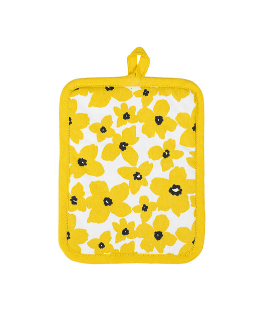 Buttercup Floral Designer Potholder