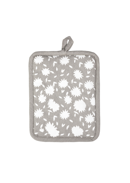 Aster Gray Designer Potholder