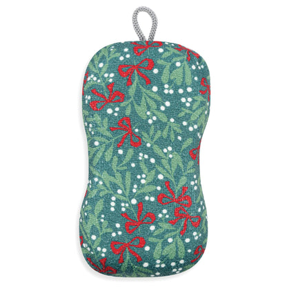 Mistletoe Holiday Scrub Sponge