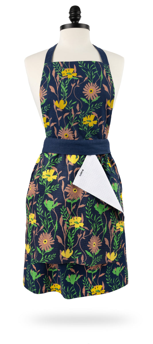 Vine Floral MÜapron  Muapron w/ Towel