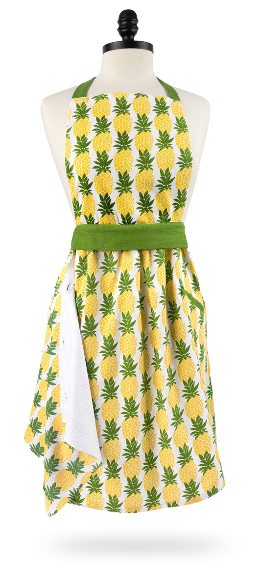 Pineapple Parade MÜapron  Muapron w/ Towel