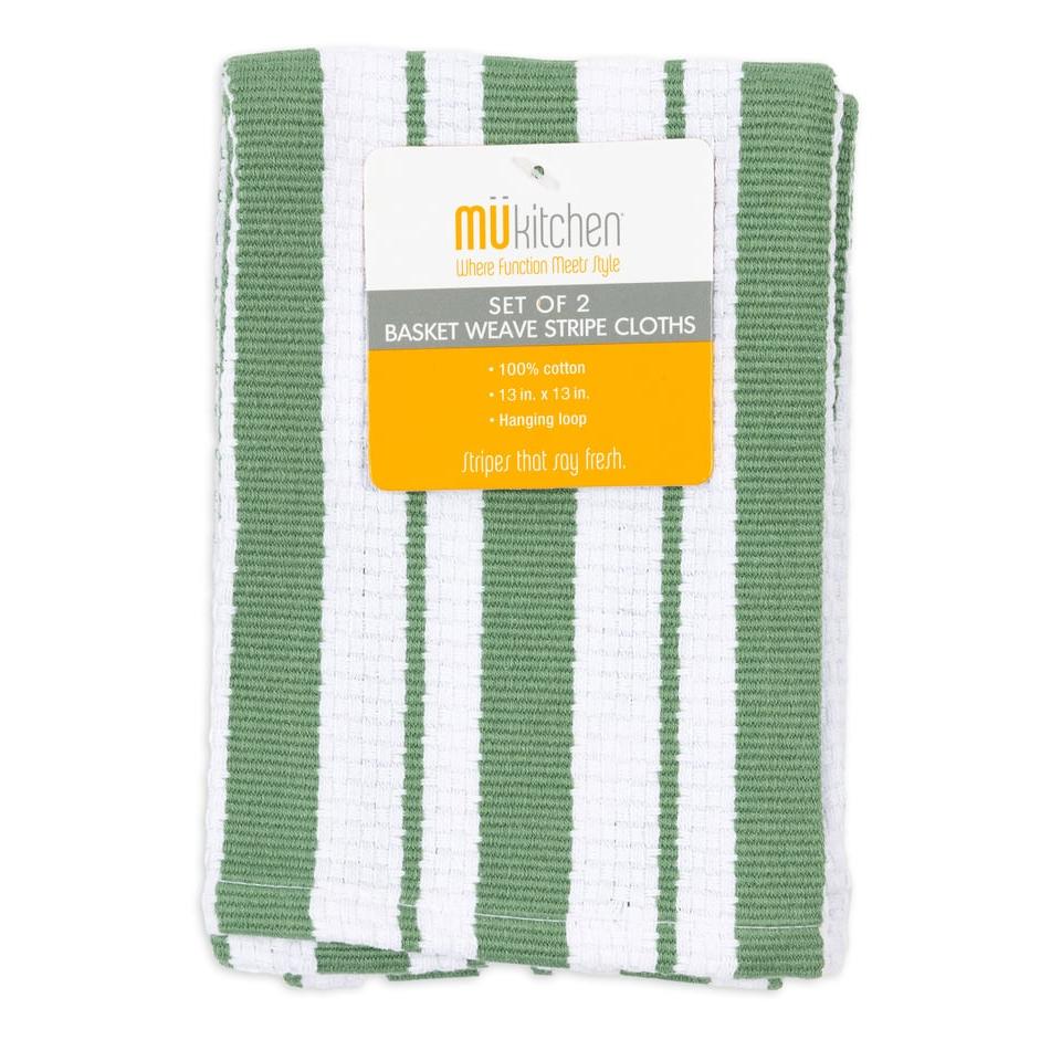 Hedge Basket Weave Dish Cloths Set/2