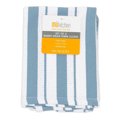 Tide Basket Weave Dish Cloths Set/2
