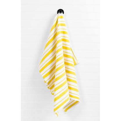Yellow Basket Weave Towel