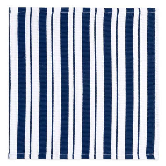 Ink Blue Basket Weave Dish Cloths Set/2