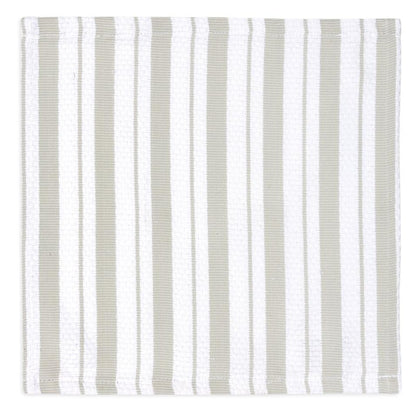 Misty Gray Basket Weave Dish Cloths Set/2