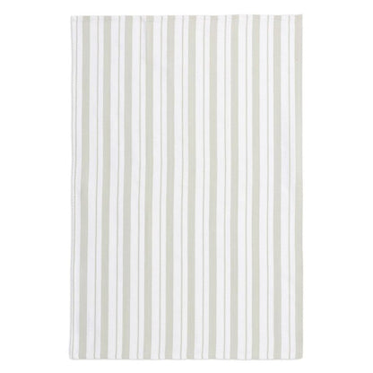 Misty Gray Basket Weave Towel
