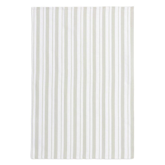 Misty Gray Basket Weave Towel