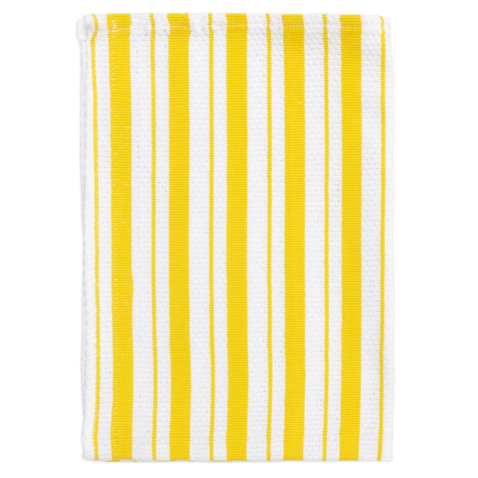 Yellow Basket Weave Towel