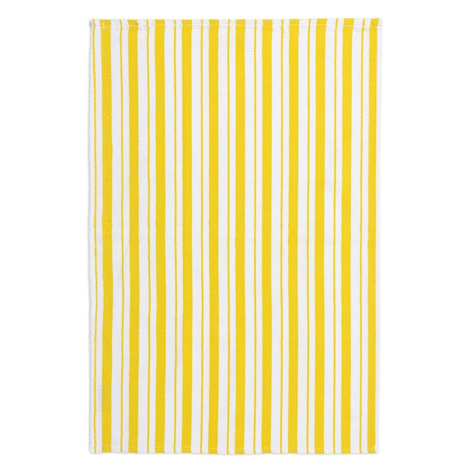 Yellow Basket Weave Towel