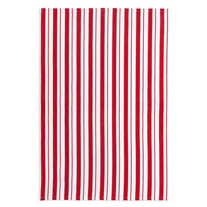 Crimson Basket Weave Towel