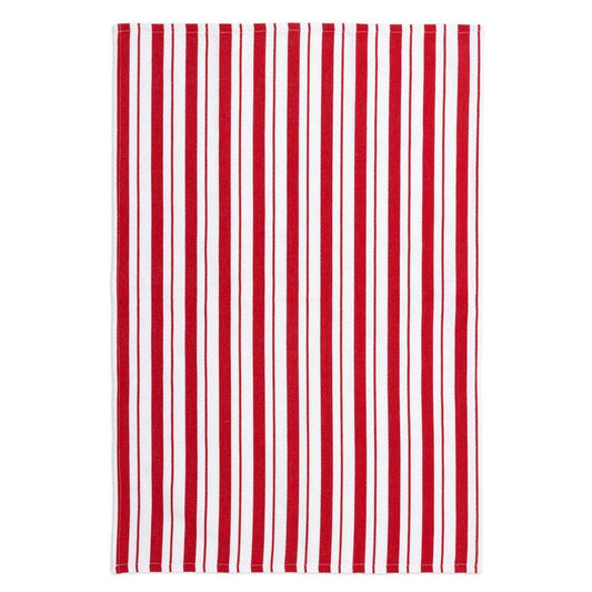 Crimson Basket Weave Towel