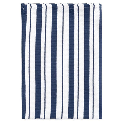 Ink Blue Basket Weave Towel