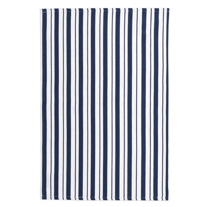 Ink Blue Basket Weave Towel