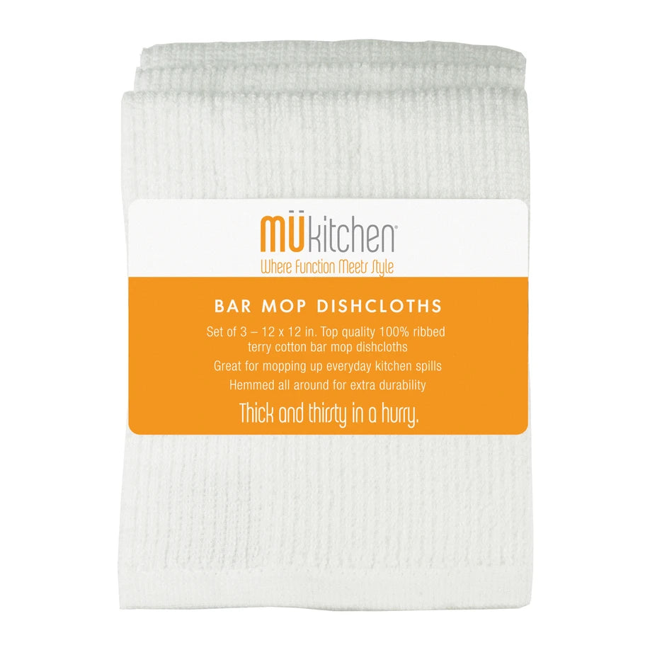 White Bar Mop Cloths