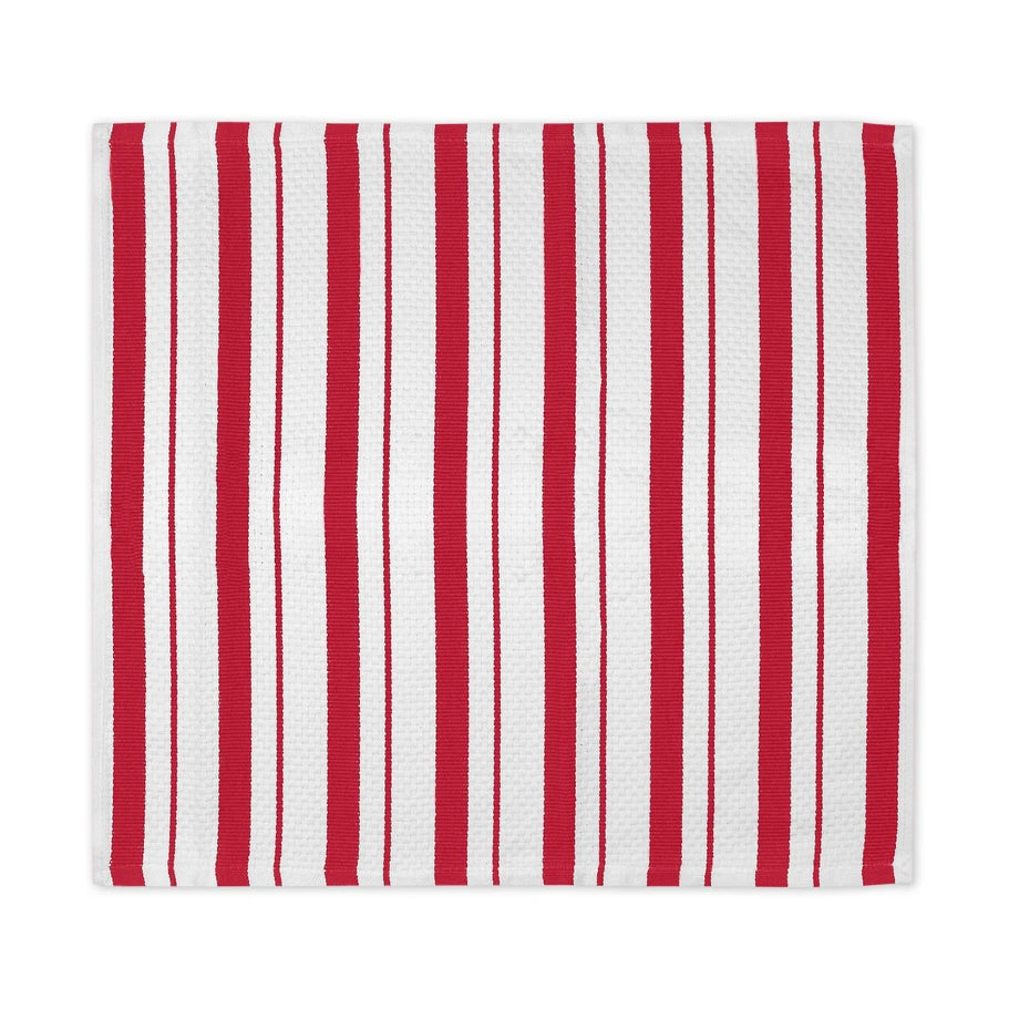 Crimson Basket Weave Cloths