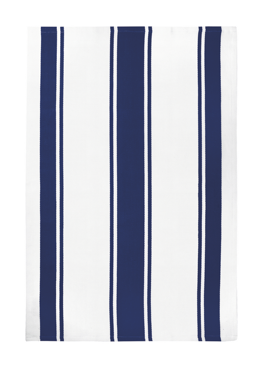 Ink Blue Classic Stripe Towel