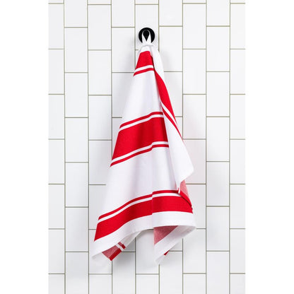 Crimson Classic Stripe Towel